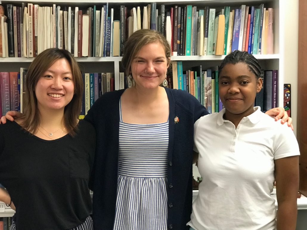 Kali Lo-Ng, Emily Neufeld and Kennedy Thedford