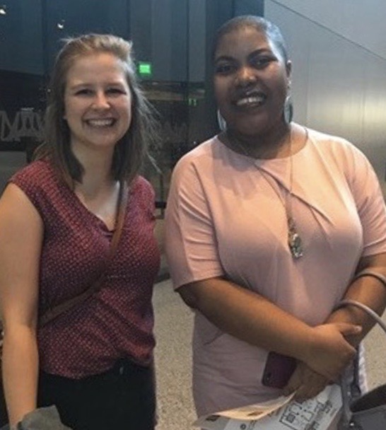 Laura Carr-Pries and Techika Rhodes