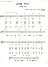 Music and lyrics to Living Water/Agua Viva